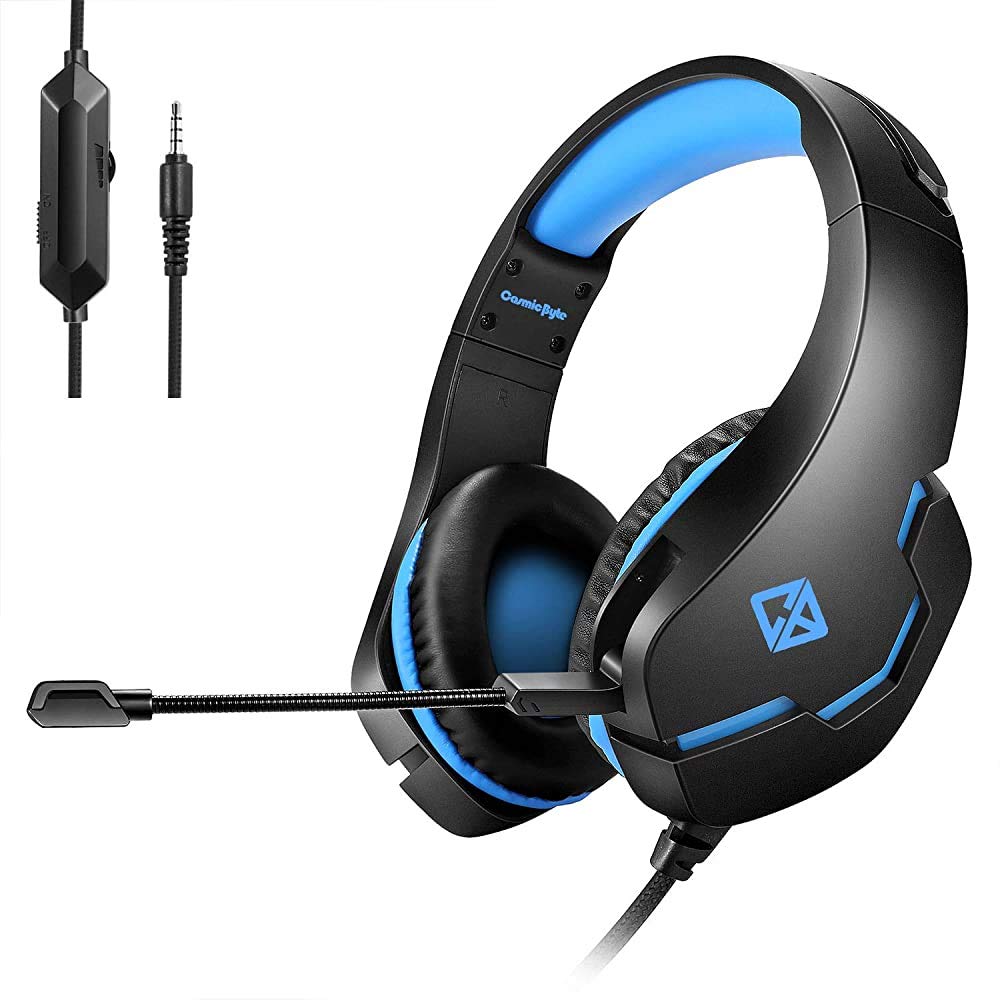 (Refurbished) Cosmic Byte Stardust Wired On Ear Headset with Mic (Black/Blue) (B08JH77FXM) Amazon Price History, Amazon Price Tracker
