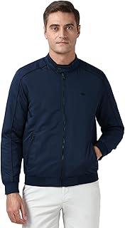 peter england Men Navy Solid Casual Jacket-picture-12