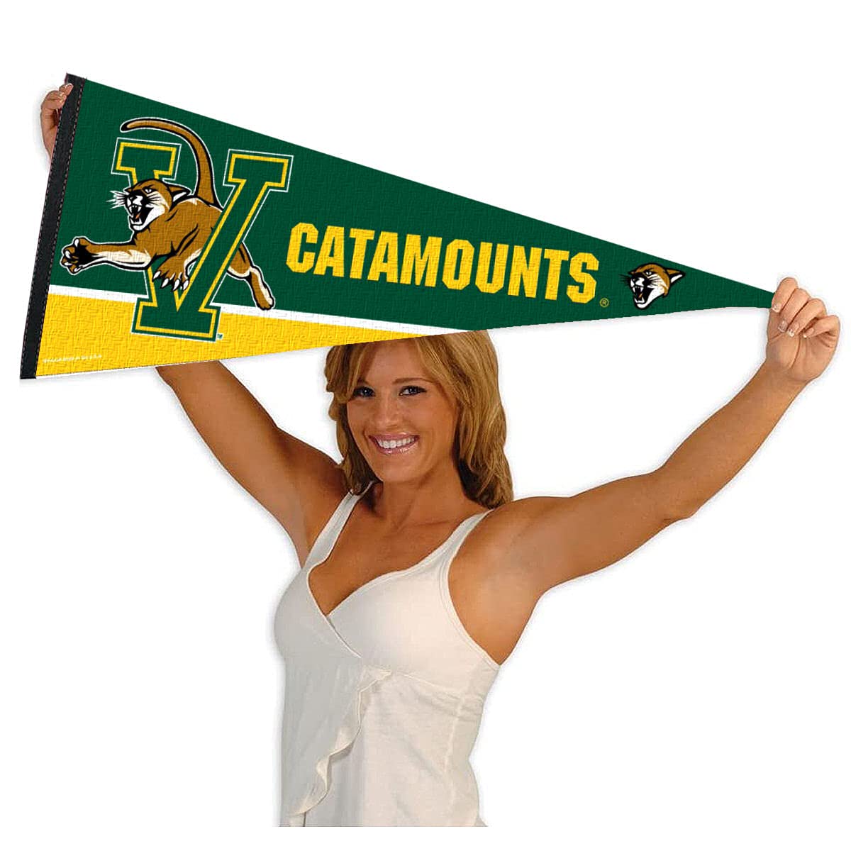 University Of Vermont Full Size Felt Pennant – 12x30 Inch Officially Licensed Catamounts Wall Decor