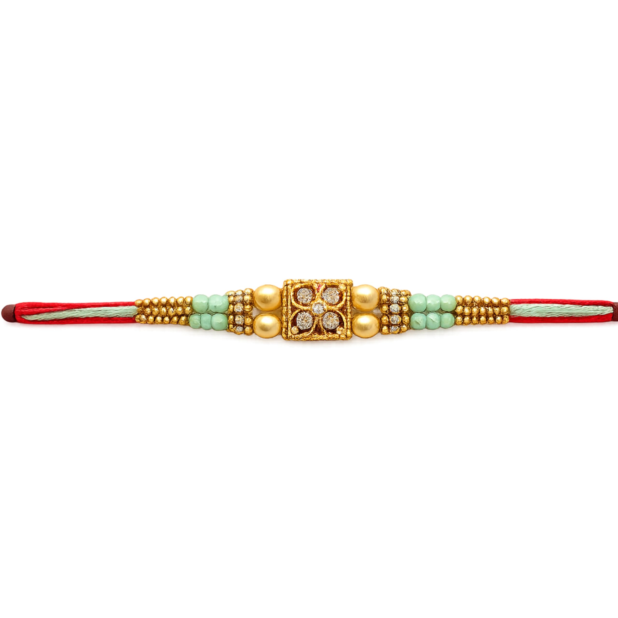 Shreeji Creations Multicolour Pendant Design Rakhi