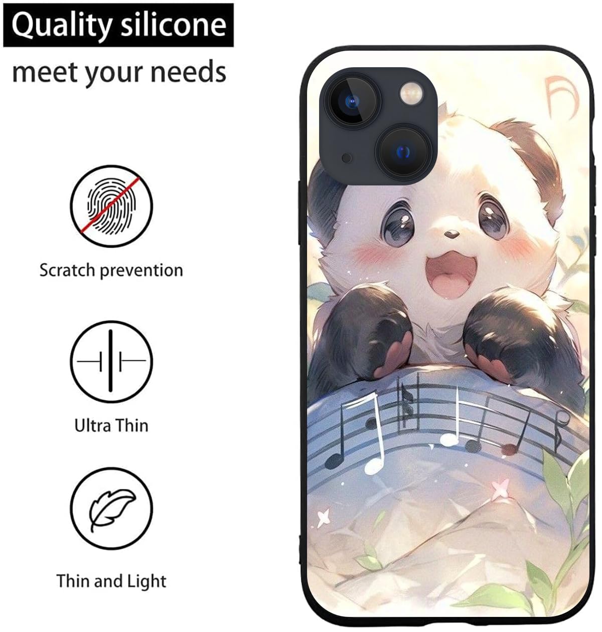 2 pezzi] Cover per Samsung Galaxy A15 4G 6,5",Custodia Opaca con Aesthetic Motivo Moda Disegno