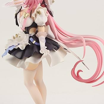 崩壊3rd　エリシア　ガレキ塗装済み　完成品 塗装済み完成品 1/7 崩壊3rd エリシア ピンクのメイドさん♪Ver