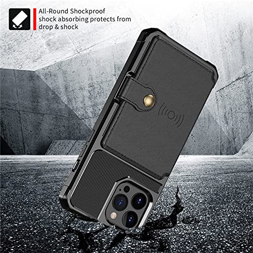 Étui iPhone 14 Pro Max avec porte-carte de crédit et protection antichoc - 2