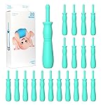 uhfi Gas and Colic Reliever for Babies, 20 Count Natural Solution Effective Instant Constipation Gas Relief for Babies Boys Girls Colic and Gas Relief, Green