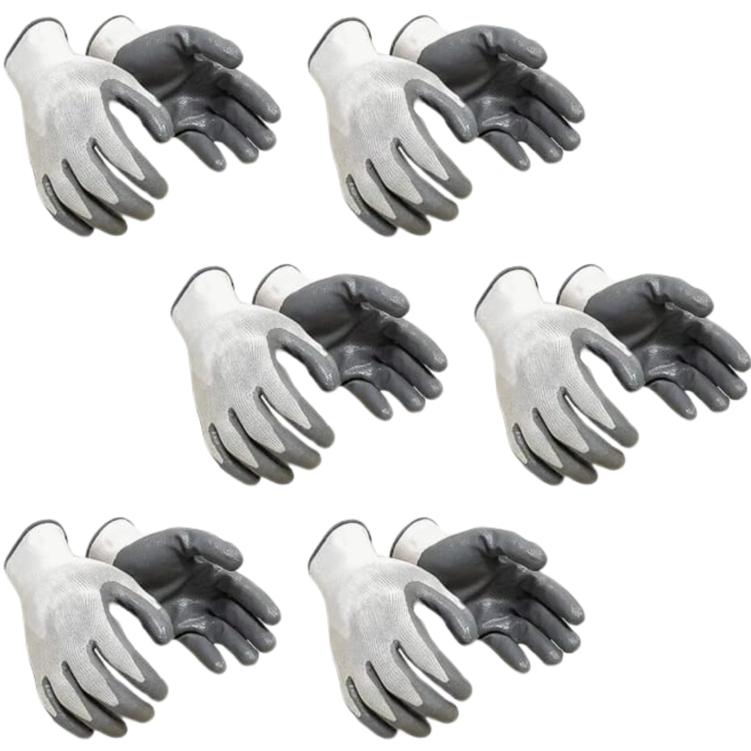 PERFECT TECH 6 Pairs Nitrile Coated Safety Hand Gloves for Men Gloves | Gardening Gloves | Working Gloves | Rubber Gloves | Cleaning Gloves | Household Purpose | Anti Cut Resistant Gloves (B0CSD2BRWZ) Amazon Price History, Amazon Price Tracker