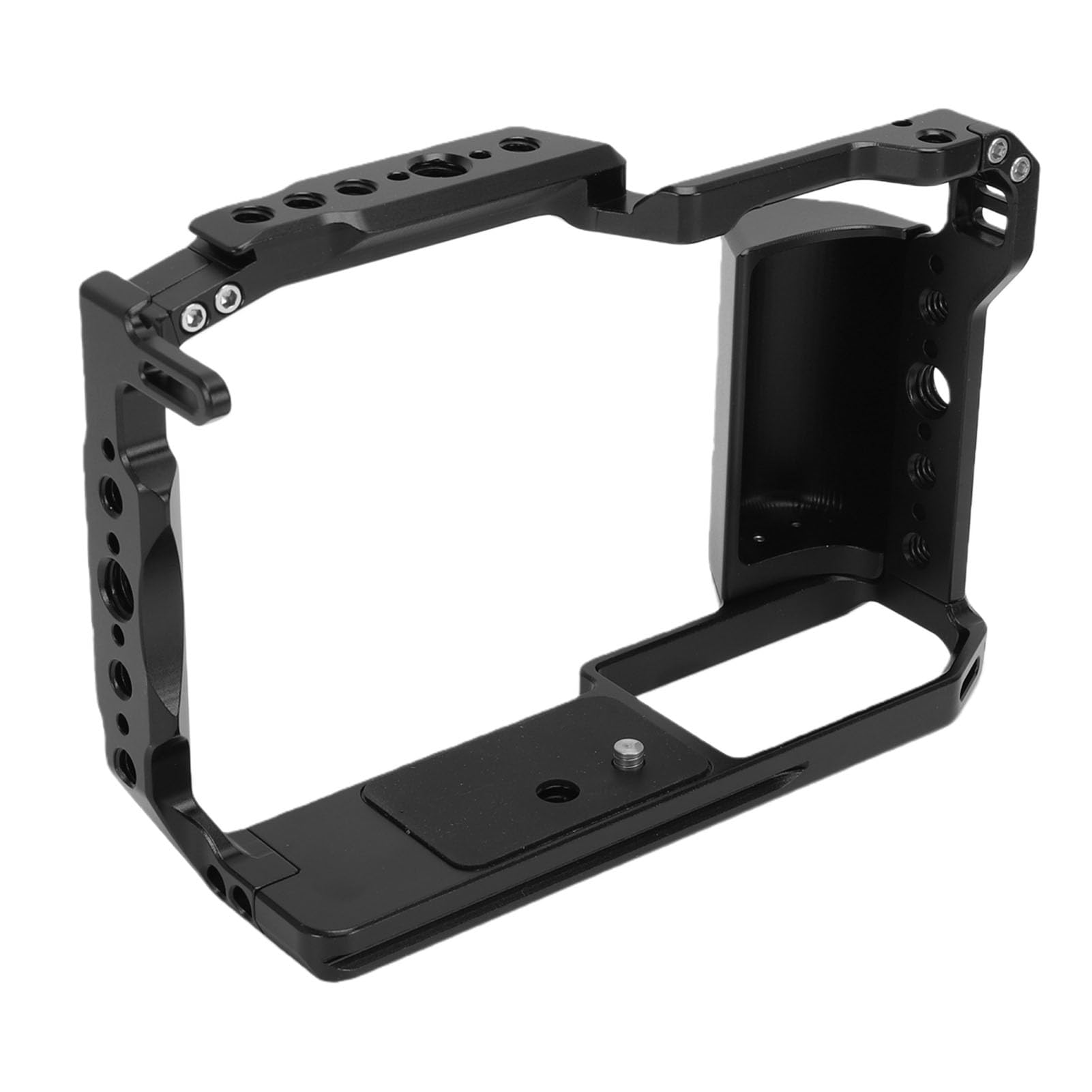 Fabater Klatka na Aparat, Stabilizator Statywu DSLR ze Stopu Aluminium z zimną stopką, Otwory Gwintowane 1/4 Cala 3/8 Cala, Podstawa Arca 38 MM, Kompatybilna z NK ZR
