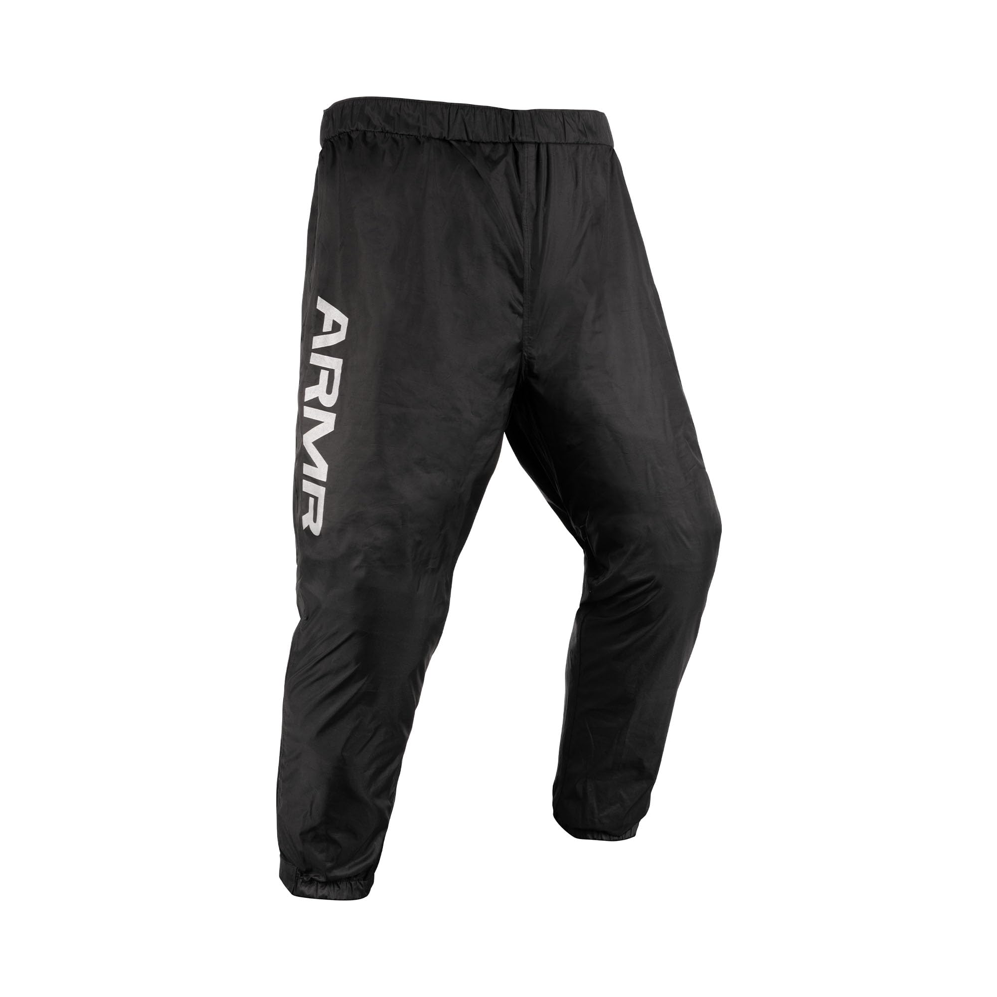 Armr Men's Black Dryguard Waterproof Motorcycle Over Pant | Lightweight Weather Rain Protection Trousers, 4XL