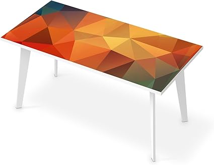 Adesivo Per Mobili Lavabile Pellicola Adesiva Per Tavolo 160x80 Cm Design Adesivo Autoadesivo Tavolo Della Cucina Cameretta Dei Bambini Motivo Polygon Amazon It Casa E Cucina