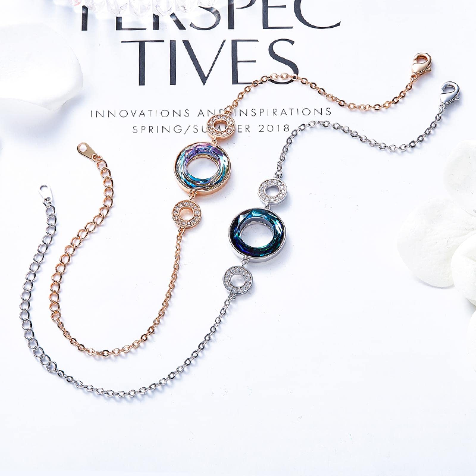 Braccialetto Braccialetti Donne Gioielli Impreziositi da Crystals Circle Personality Braccialetti Gift Amante