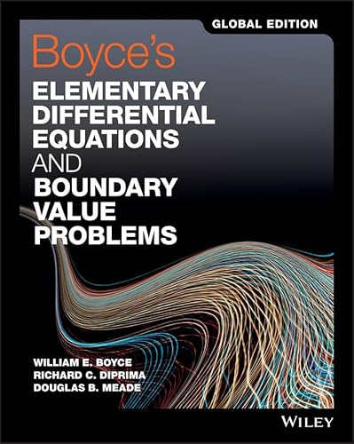 Boyce'S Elementary Differential Equations And Boundary Value Problems, Global Edition
