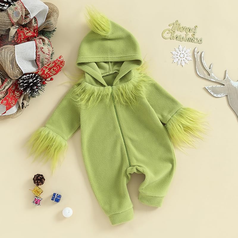 Eadrioss Cute Animal Costume for Toddler Baby Girl Boy Halloween Costume Fuzzy Warm Fall Winter Clothes Halloween Gifts - Image 2