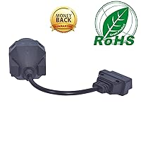 Vista 3 de 20 pin to 16 pin obd2 Adapter e36 e38 e39 to Connector obd2 Adapter