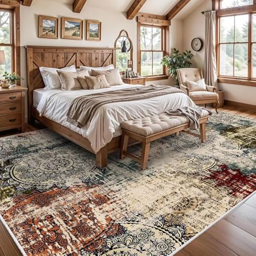 Tapis de salon moderne abstrait pour une chambre accueillante - 5