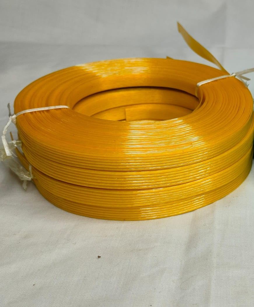 kuzhal fish wire for craft making material 4 pieces (pack of 4, each color have 10 meter) yellow color