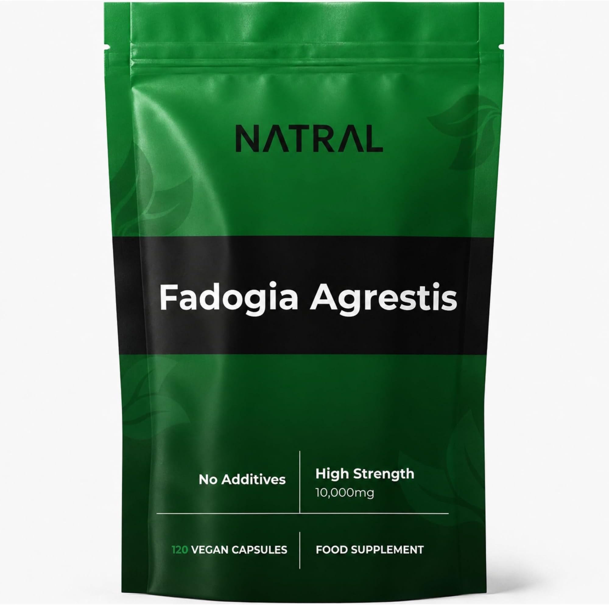 Fadogia Agrestis 10,000mg Equivalent - 120 Vegan Capsules | High Potency Natu...