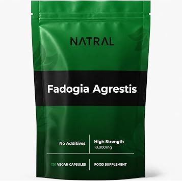 Fadogia Agrestis 10,000mg Equivalent - 120 Vegan Capsules | High Potency Natural Performance & Sports Supplement | Muscle Building & Recovery Support