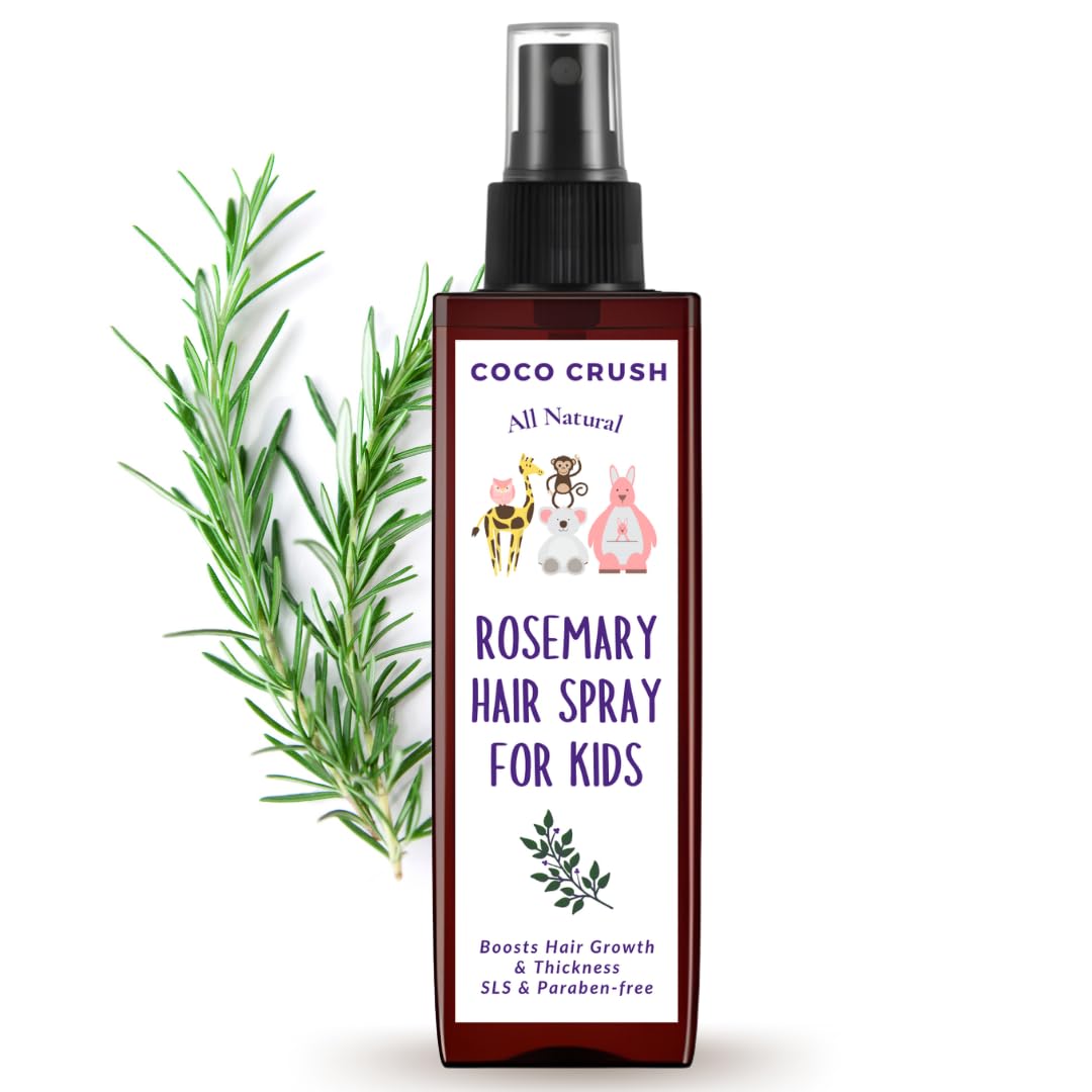 Coco Crush Rosemary Hair Growth Spray for Kids | Rosemary Lavender Peppermint | Hair Fall Control | Scalp Nourishment | No SLS No Parabens | Natural Ingredients | 50ml-image-0