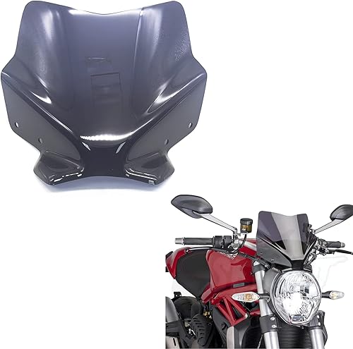 Deflector de visera deportiva para Monster 797 M797 Monster 821 M821 1200 1200S 1200R 2014-2020
