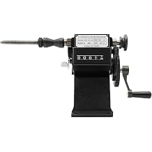 Manual Coil Winding Machine with Counter, Hand Coil Winder for Motor Coil Guitar Pickup Springs, 1/16-1/2 Inch Wrap Wire Diameter