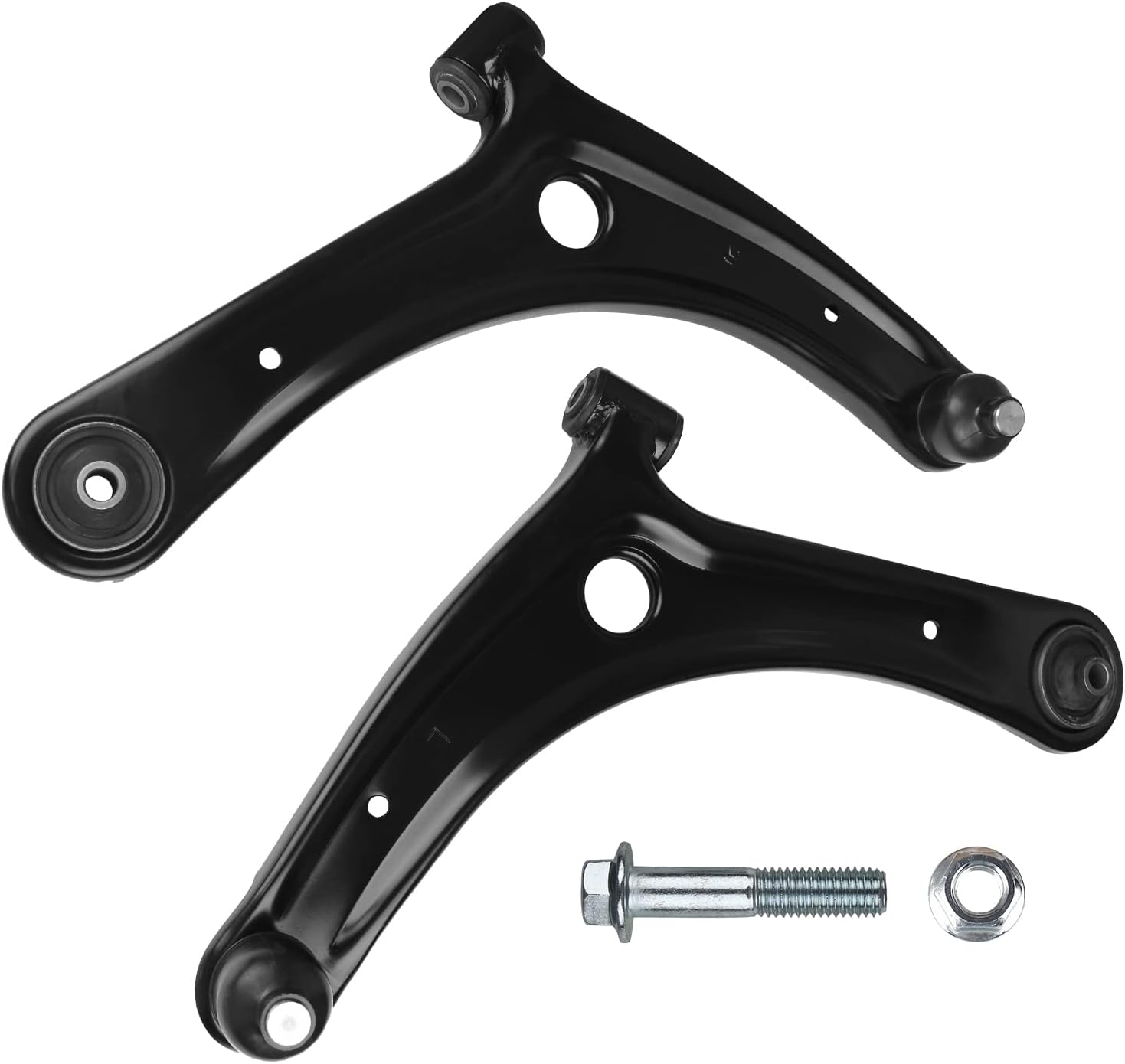 MACEL Front Lower Control Arm Fit for Dodge Caliber 2007-2012, Jeep Compass, Patriot 2007-2017 Both Passenger Driver Side w/Ball Joint Assembly#RK620066 RK620065