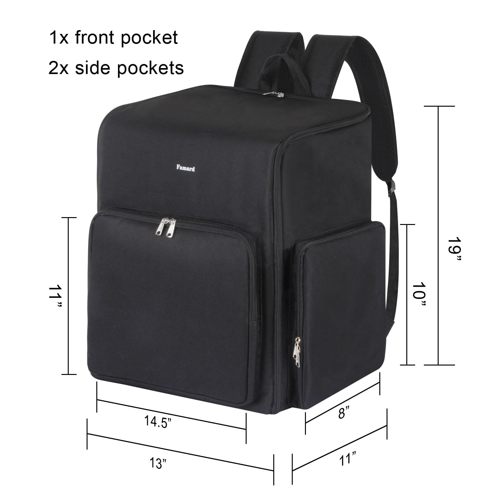 estuche de almacenamiento de miniaturas con mochila y estuche magnético de transporte del ejército en miniatura, compatible con Warhammer 40k