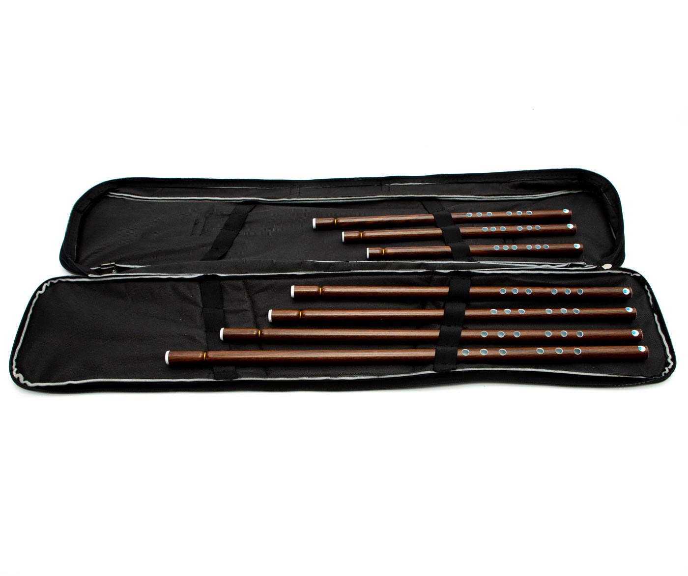 Set von 7 arabischen Kunststoff PVC Neys Nay Nai Tuned 440HZ mit Softcase