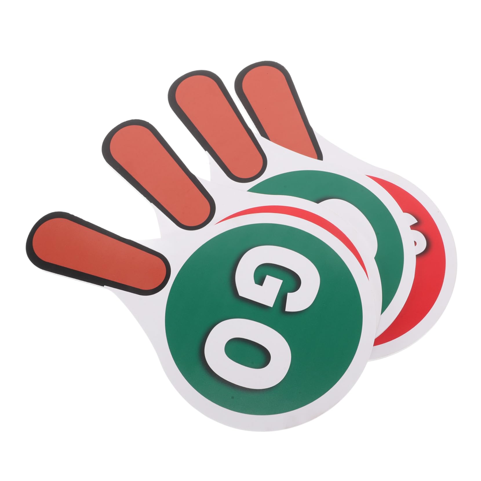 Zerodeko Educational Stop Sign Set for Boys and Girls 4pcs Red/Signs Double-sided Traffic Light Street Safety Toys Outdoor Play Equipment