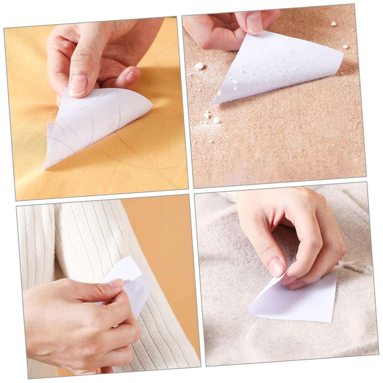 15packungen Fusselentferner Für Tierhaare Effektive Klebesticker Zur Haarentfernung Von Kleidung Möbeln Und Autositz Hochklebrige Sanfte Und Sichere Anwendung Verschiedenen