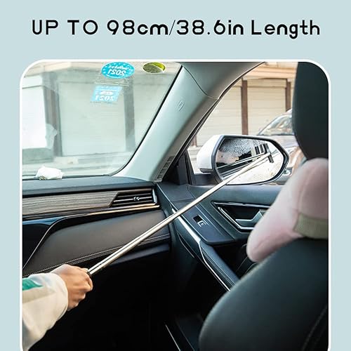 Miniatura 2 de Escobilla de limpiaparabrisas retráctil para espejo lateral del automóvil, accesorios portátiles para interiores y exteriores del vehículo para