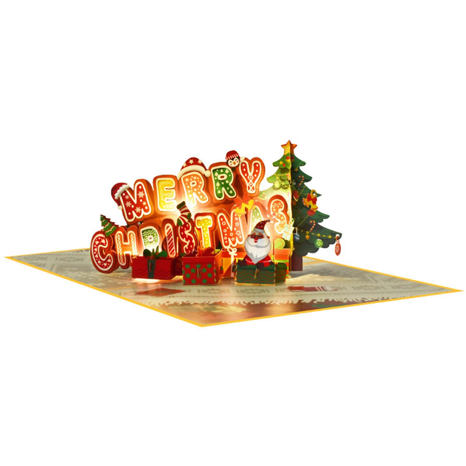 Buxuaaaa Merry Christmas Cards, Card Card, 3D Cards, Greeting, Advent
