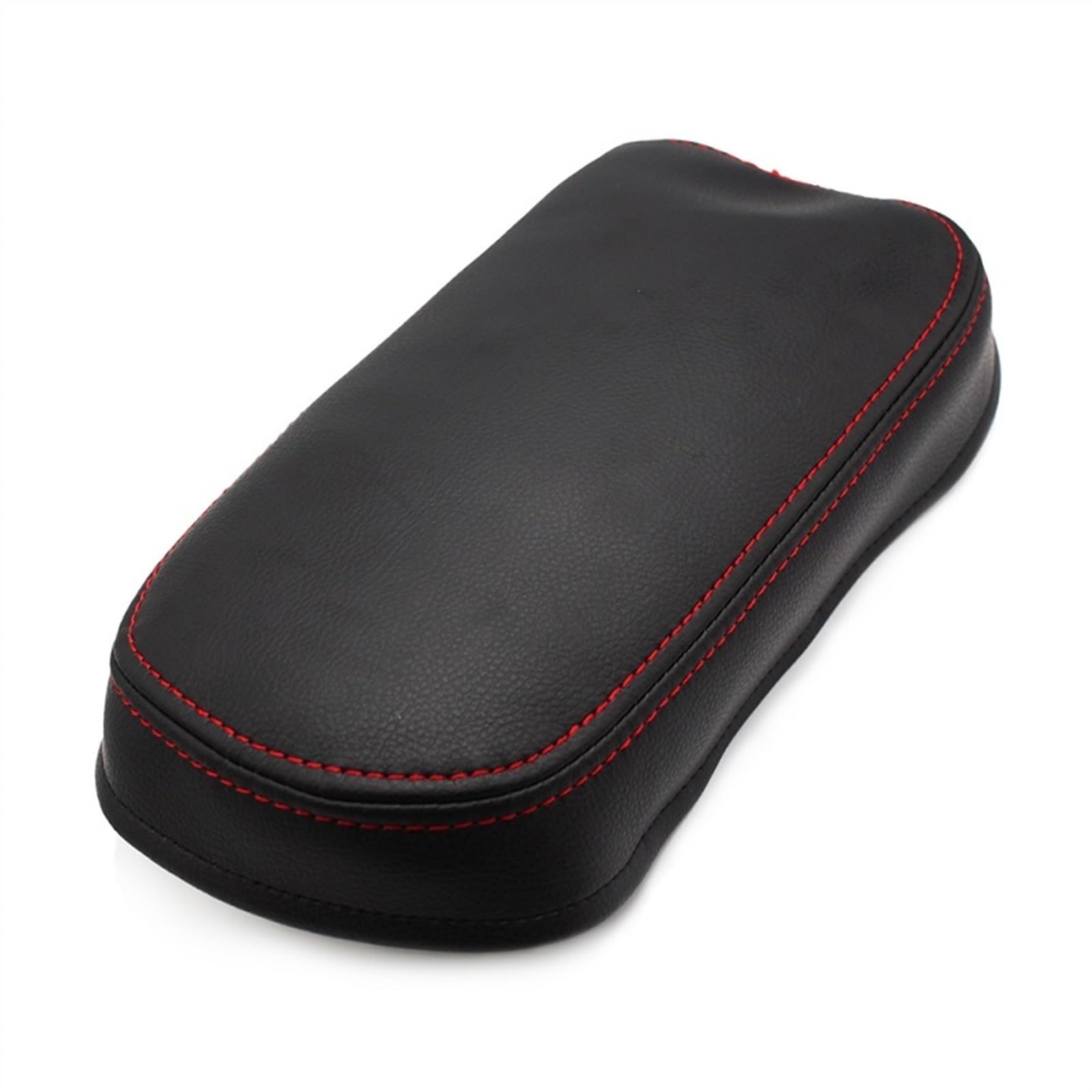 Auto-Armlehnen-Aufbewahrungsbox Für Toyota für Corolla 2007-2013 Auto Center Console Armlehne Box Abdeckung Mikrofaser Leder Schutz Pad(Black-red line)