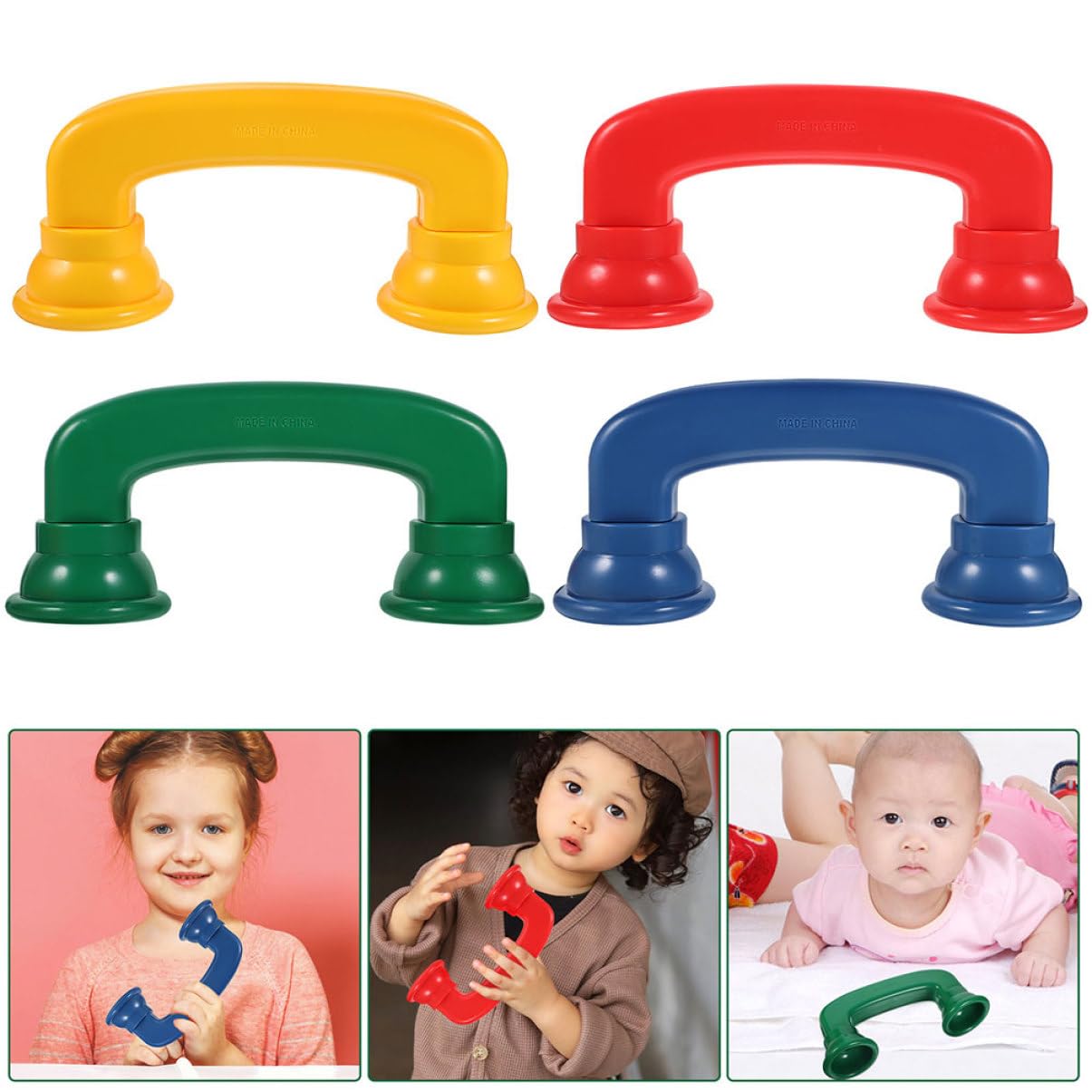 8 Piezas Teléfono Susurro Educativo para Juguetes Auditivos de Retroalimentación Coloridos para Corrección Fonética y Aprendizaje Temprano