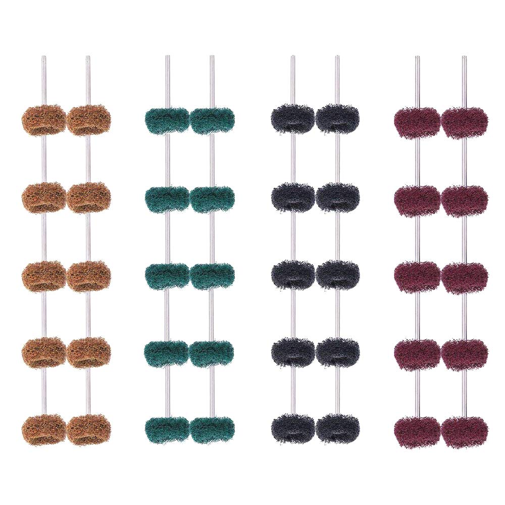 DIY Crafts Pack Of 10 Pcs, Buffing Polishing Wheel Set, 10 Pcs 1"(25mm) Abrasive Wheel Buf (Pack Of 10 Pcs, Buffing Polishing Wheel Set)