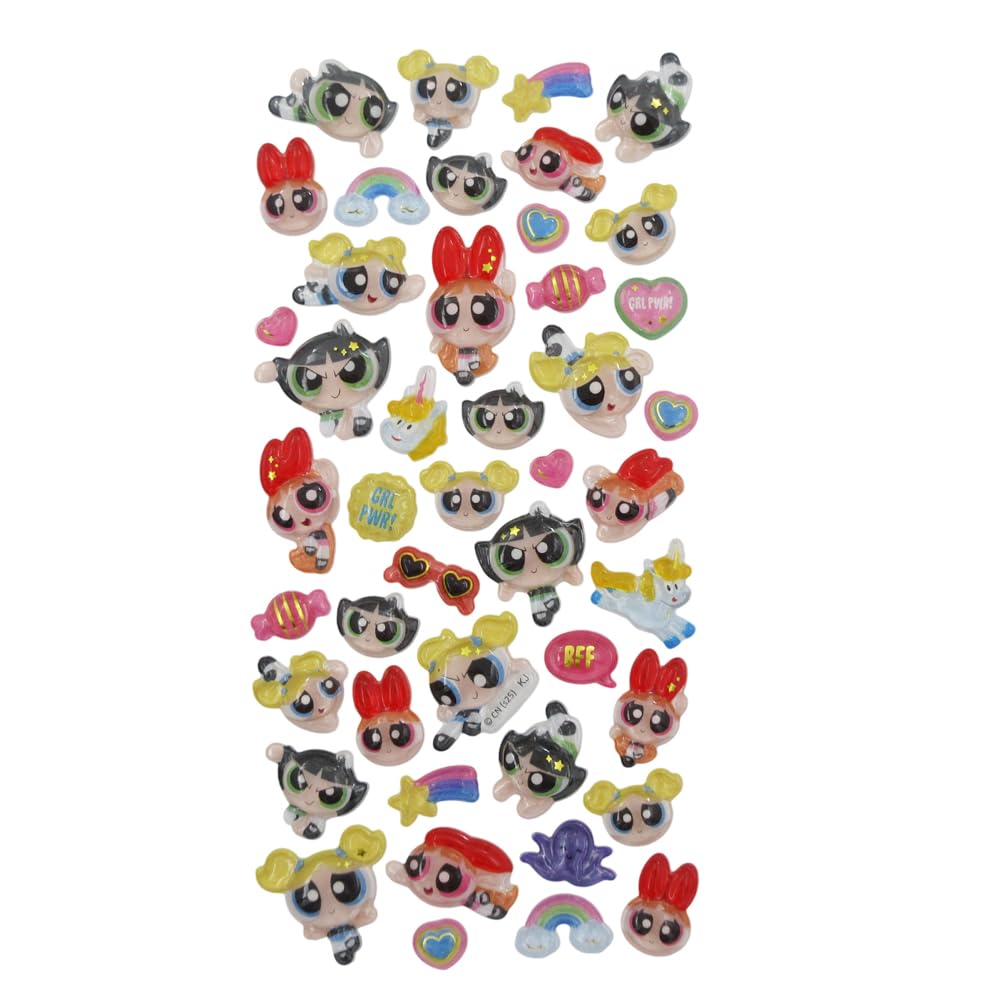 人気♥プチドロップステッカー♥１０枚セット♥ 正規品 ♥ディズニー♥パウパフ Amazon | パワーパフガールズ[シールシート]プチドロップステッカー