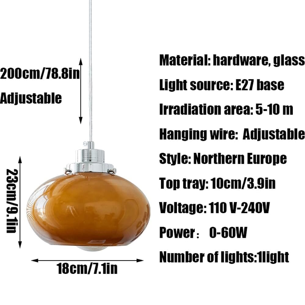 Żyrandol sufitowy, nowoczesne, minimalistyczne szklane oprawy wiszące w kształcie tarty jajecznej, energooszczędne oświetlenie wewnętrzne E26 / E27, wiszące oświetlenie jadalni w biurze