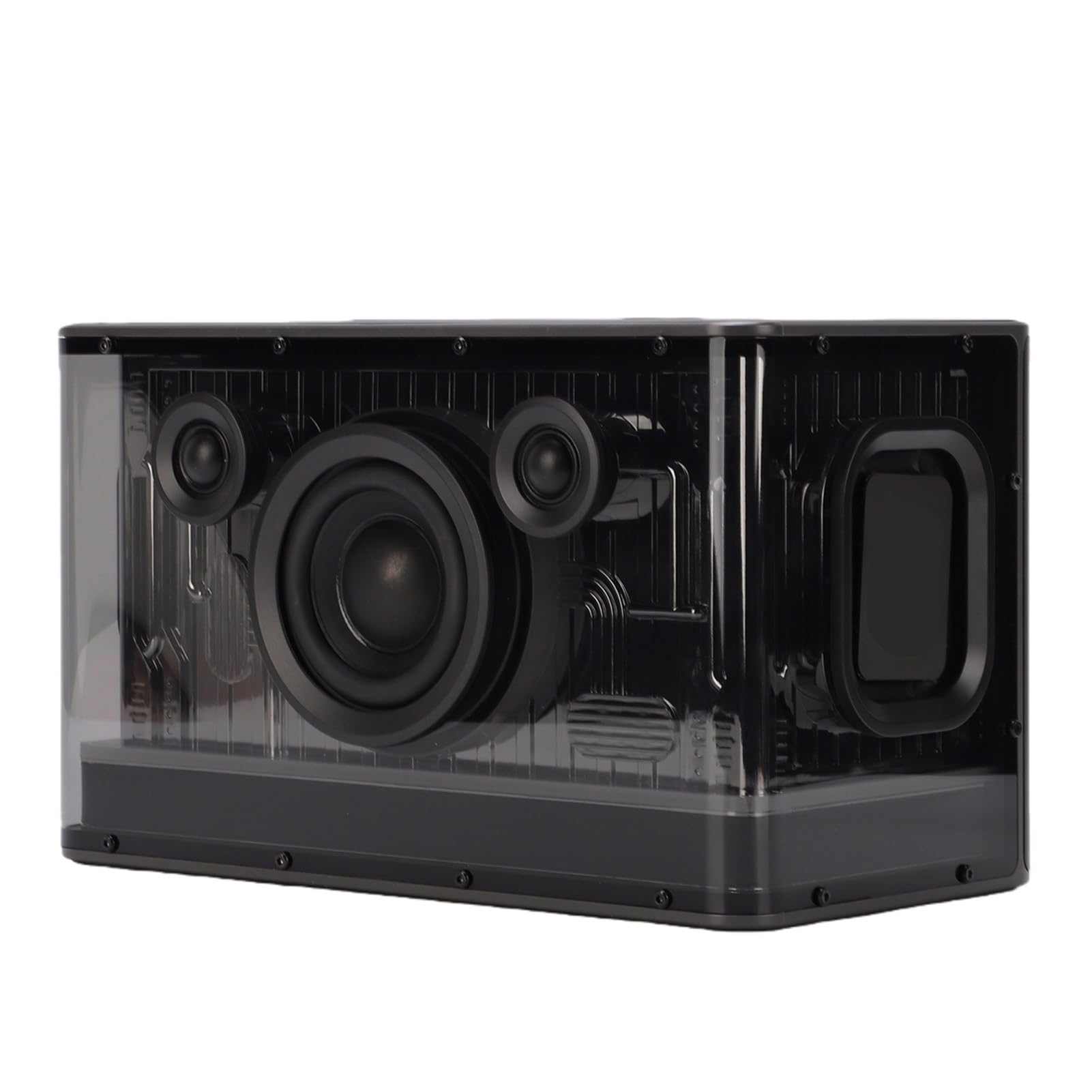 Altoparlante Bluetooth, Altoparlante da Tavolo Stereo Wireless con Luce RGB da 45 W, per Feste Multimodale con Display Orologio a LED, per Sala Giochi per Feste in Casa