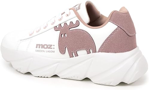 Amazon | [アキリコ] モズ moz スニーカー 厚底 フェイクレザー