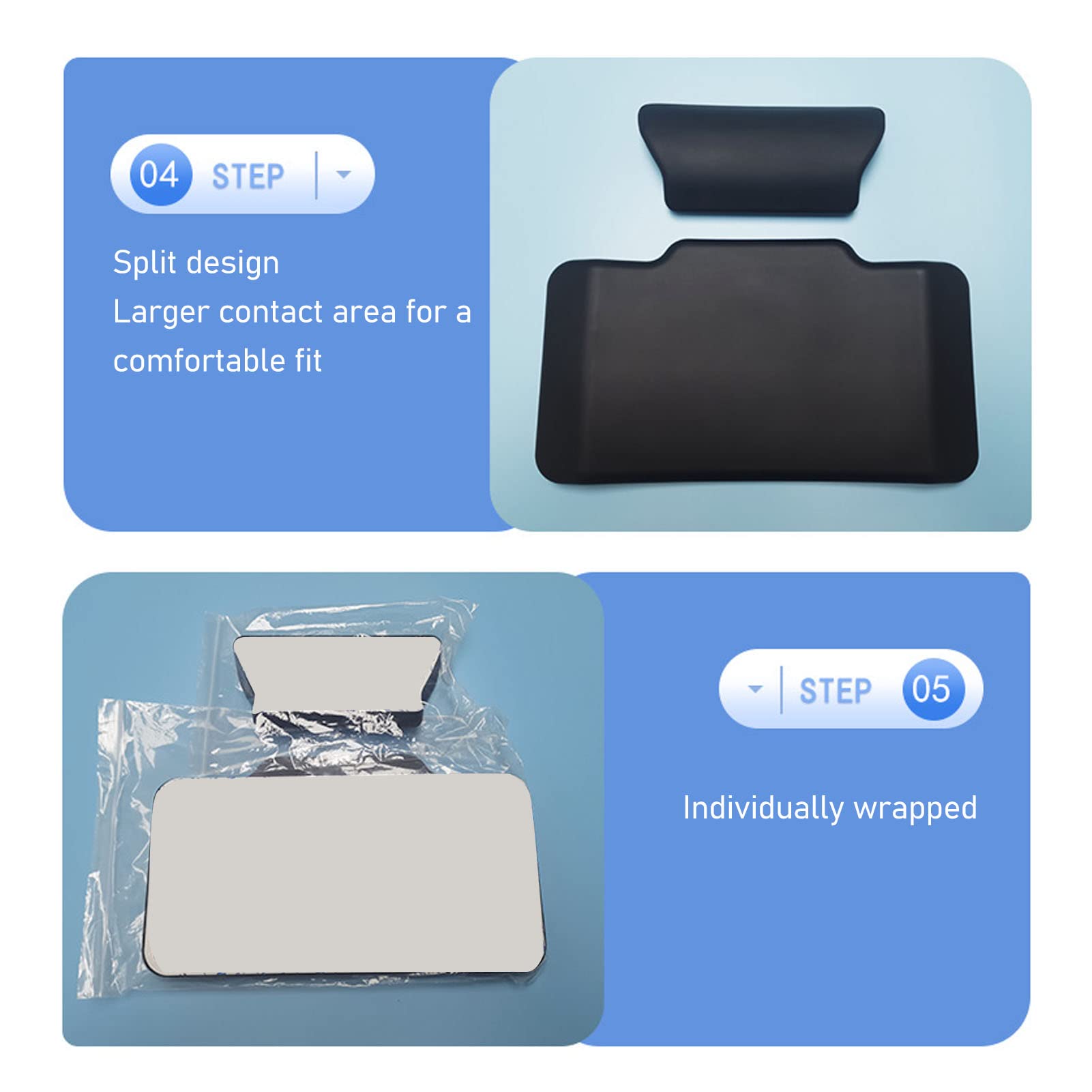 Schienalino Per Moto In Pelle PU - Cuscino Ammortizzante 3 Cm Per Bauletto, Comfort E Sicurezza