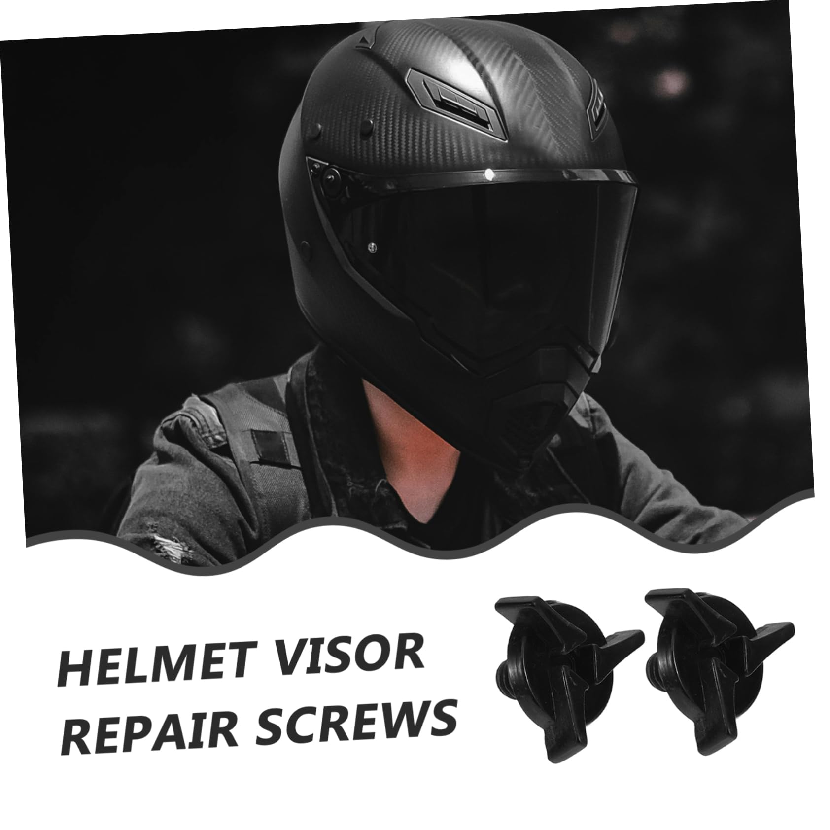 PRETYZOOM 1Set Visor Screw Replacement Screws for Off Road Helmets Durable Accessories Compatible with Various Safety Helmets