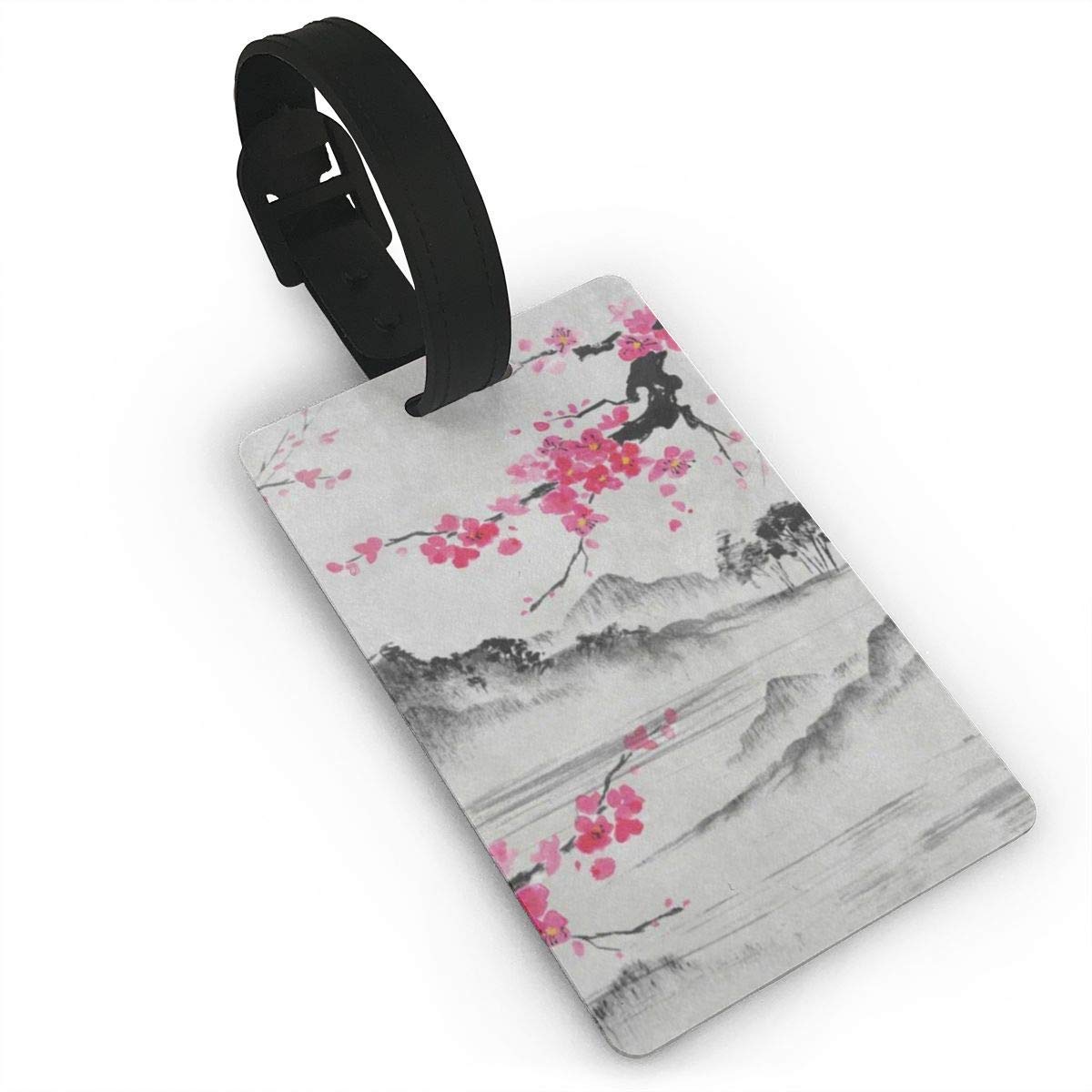 Buy OJferverywell Luggage Tags Japanese Oil Painting Cherry Blossom
