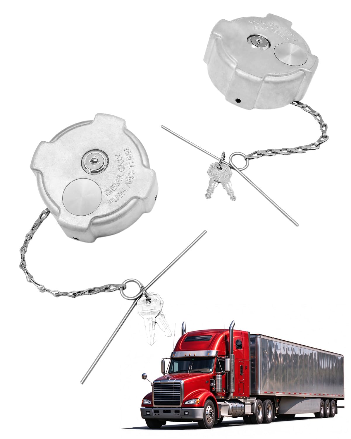 GLOBE LINER タンクローリー Shellデザイン　ジャンク品 Amazon.com: Locking Fuel Cap, Fit for 1996-2018 Freightliner