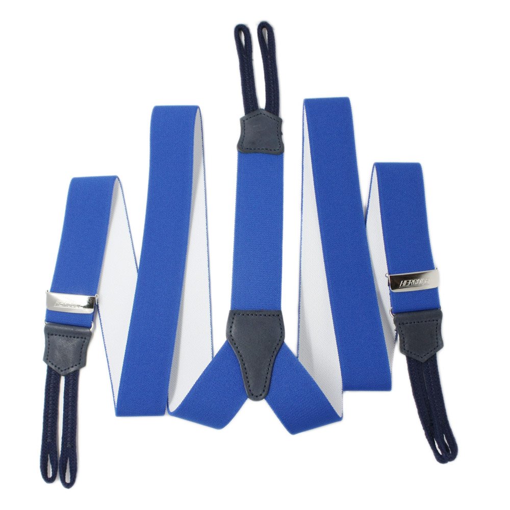 YEHMANHercule Y Button Braces Made in France 120 cm Adjustable for Men and Women