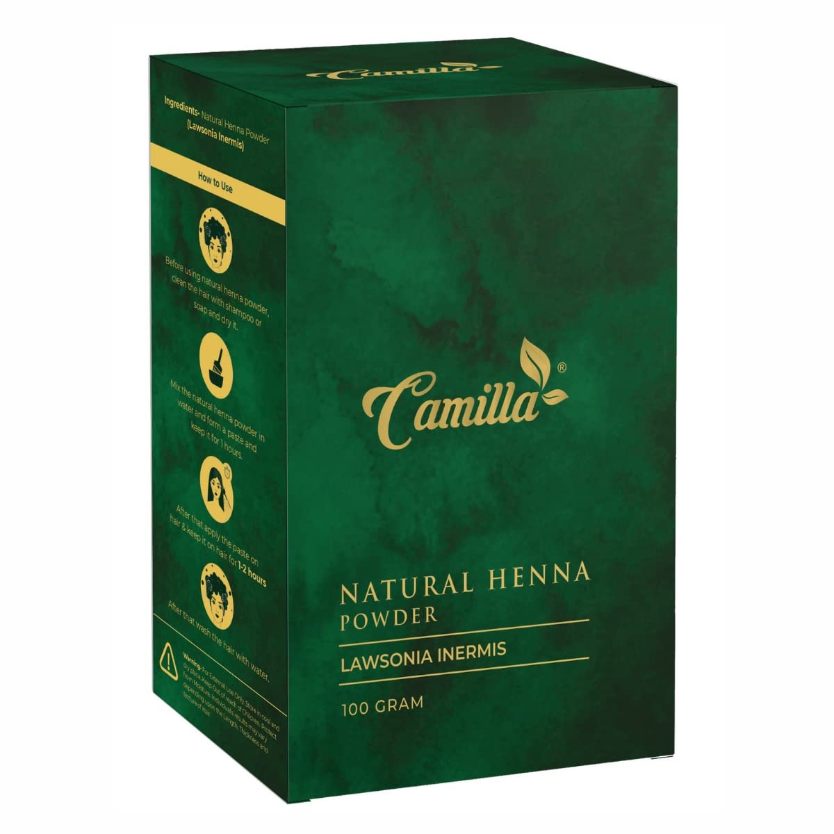 Camilla Premium 100% Natural Henna Powder for Hair Silky, Shiny, Strengthen & Nourish Hairs | All Hair Types (Lawsonia Inermis, 100gm)-picture-55