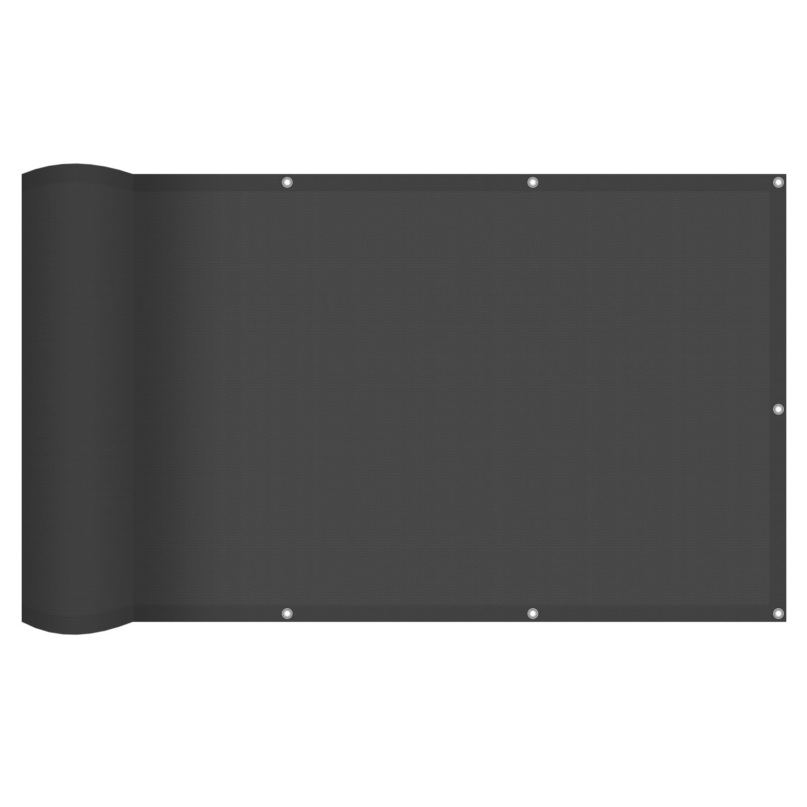 Frangivista Per Balcone 100x600 Cm | Telo Privacy Antivento E UV | Colore Antracite