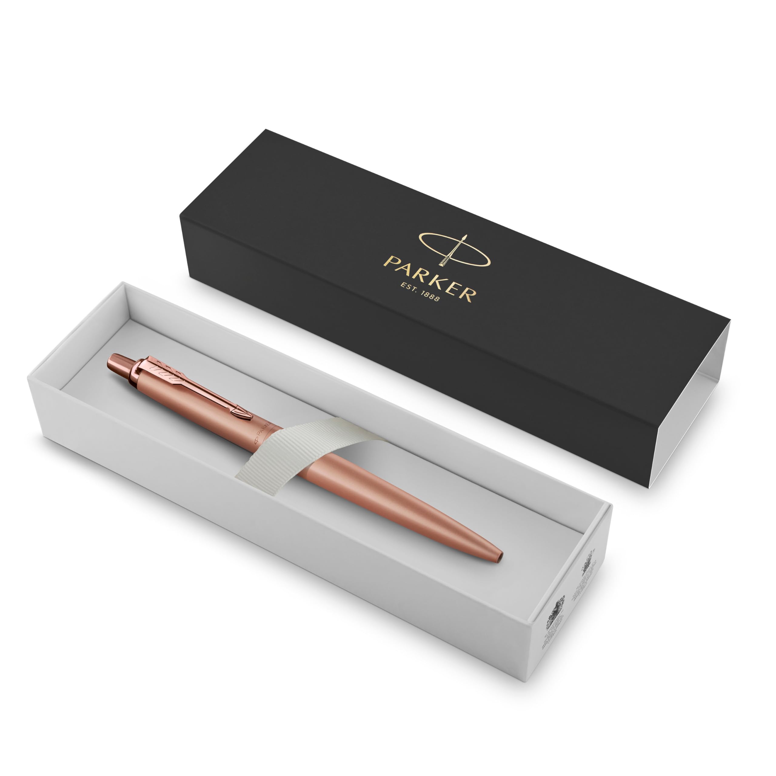 Parker Jotter XL Kugelschreiber | Monochrome matte Roségold | mittlere Stiftspitze | blaue Tinte | Geschenkbox
