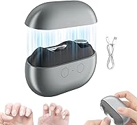 soglude 2026 Smart Electric Nail Clipper for Seniors - LED Light, Painless Trimmer for Thick Nails, Arthritis, Low Vision