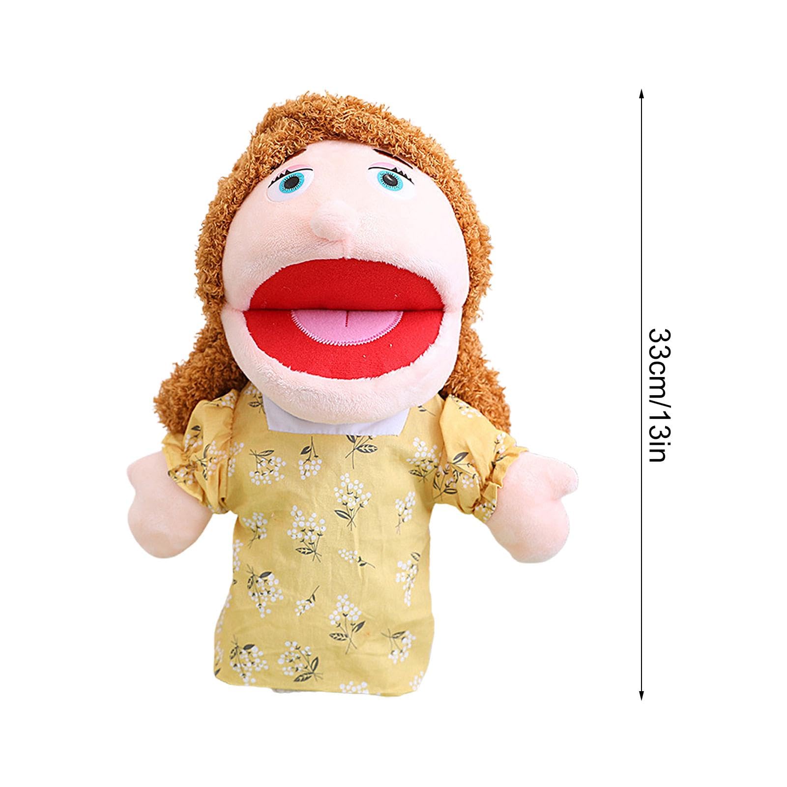Marionetas De Mano Familiares | Juguete De Marionetas De Mano Para Miembros De La Familia | Marionetas De Mano Multiétnicas Con Boca Móvil | Role Paly Miembros De La Familia Marioneta De Mano Para Mae