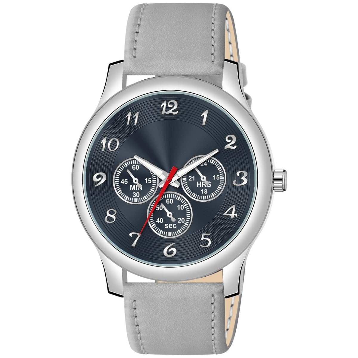 ON TIME OCTUS Analogue Mens Watch MN-220 (Black Dial Grey Colored Strap) (B0CRKLDGH8) Amazon Price History, Amazon Price Tracker