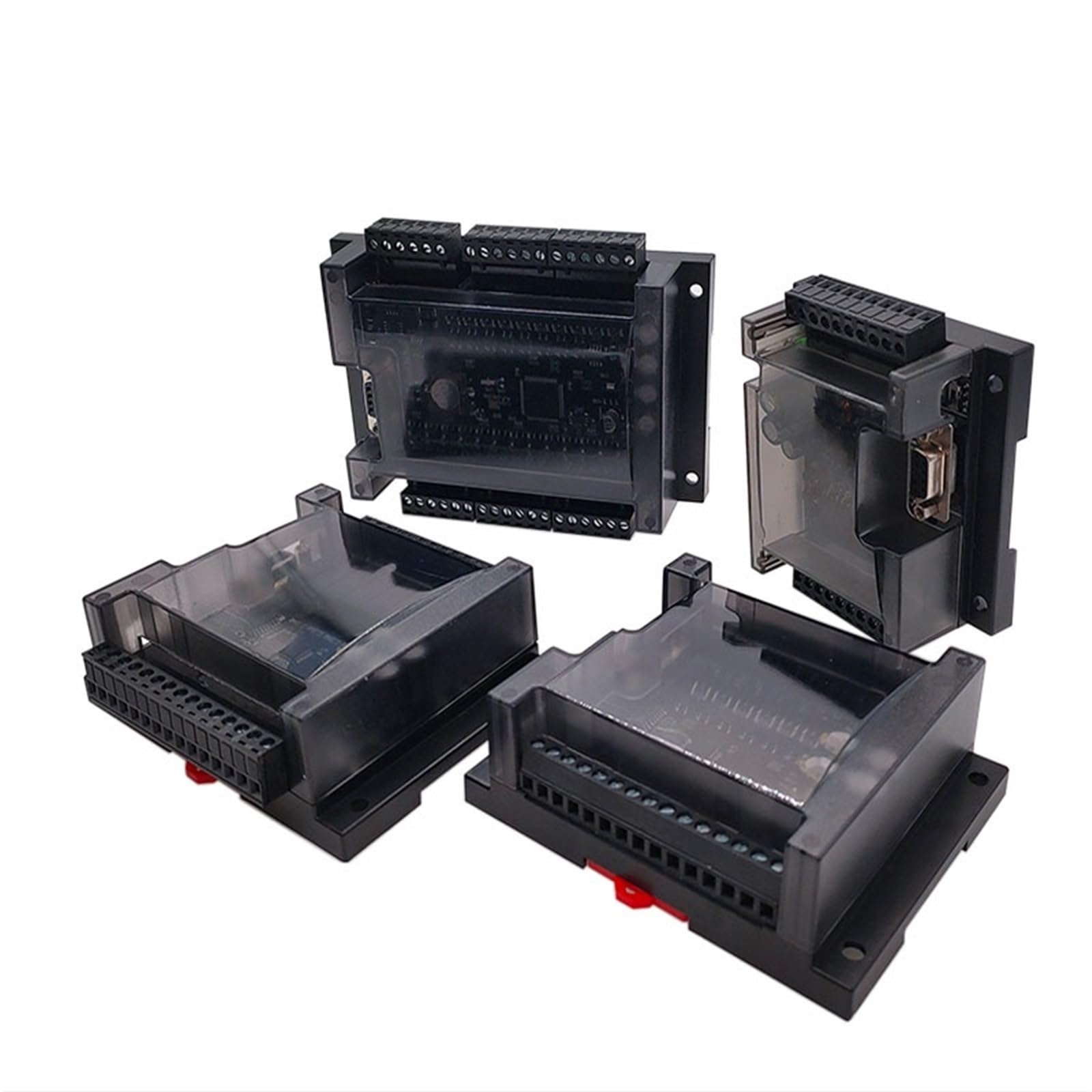 1pc Programmable Logic Industrial Controller With Shell FX2N-10MR/MT 14/20//24/30/32MT Transistor Relay Module DC24V 9.6kbps(2N-14MR,With DA 0-10V Output)