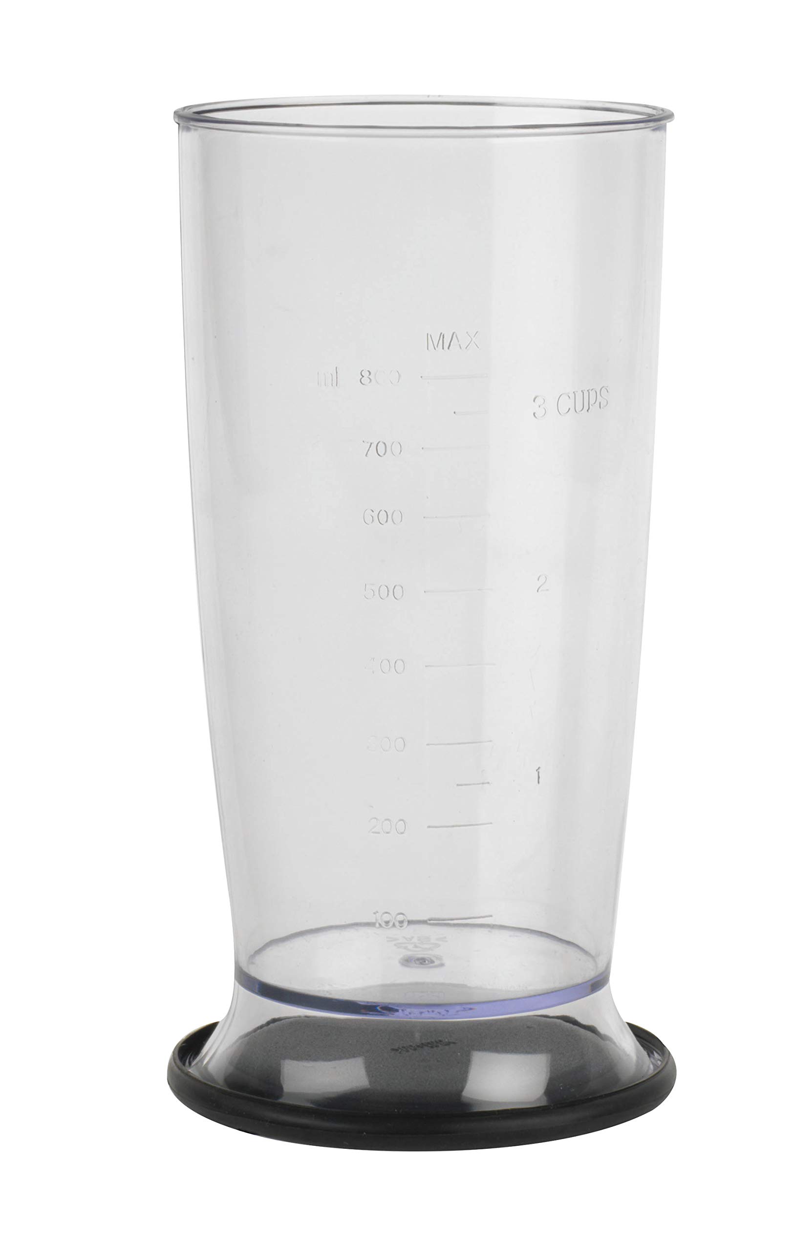 Lacor 61682 - Batidora eléctrica PRO con vaso mezclador de base - Cocina | En acero inox 18/10, tritura y bate sin esfuerzo; libre de BPA, base antideslizante, práctico y fácil de guardar
